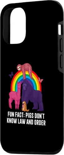 Miniatura 2 de iPhone 15 Pigs Dont Know Law and Order Funny Animal Pun Humor Case