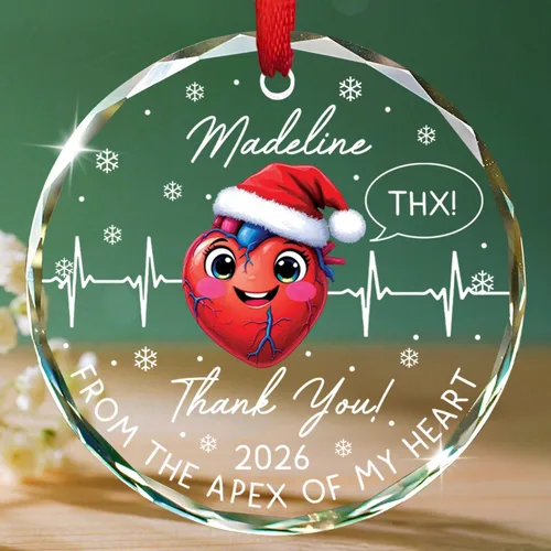 Miniatura 12 de Un médico verdaderamente asombroso es difícil de encontrar Adornos de vidrio, Adorno de Navidad personalizado de agradecimiento al médico 2025