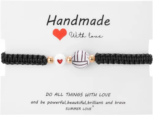Miniatura 9 de Pulsera de fútbol, fútbol, baloncesto, béisbol, regalos para mujeres y hombres, regalos de cumpleaños, graduación para amantes del deporte, pulseras