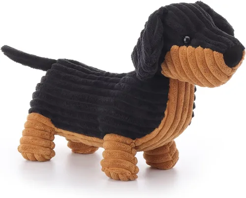 Miniatura 11 de Apricot Lamb Henry Dachshund - Animales de peluche para niños, suaves y lindos juguetes de peluche para bebé niña y niño, 10.6 pulgadas