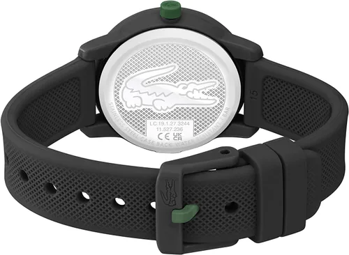 Miniatura 3 de Lacoste 12.12 Reloj de cuarzo TR90 para niños con correa de silicona, duradero, elegante y resistente al agua
