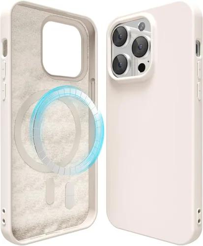 Miniatura 35 de oakxco Funda de silicona para iPhone 12 Pro Max, magnética, compatible con carga inalámbrica Magsafe, cubierta protectora de goma suave y delgada