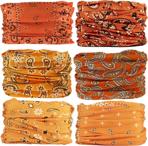 Miniatura 17 de Polaina para el cuello, máscara facial, bufanda bandana para hombres y mujeres, sol, polaina de tubo a prueba de polvo para ciclismo, motocicleta