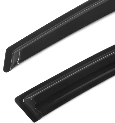 Miniatura 8 de Visor para ventana compatible con Toyota Corolla 2009-2013, protector de aire para deflector de viento de acrílico ahumado y semitransparente contra