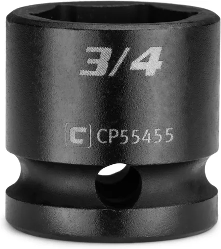 Miniatura 12 de Capri Tools Dado de impacto corto de 1 pulgada, transmisión de 1/2 pulgada, 6 puntos, SAE