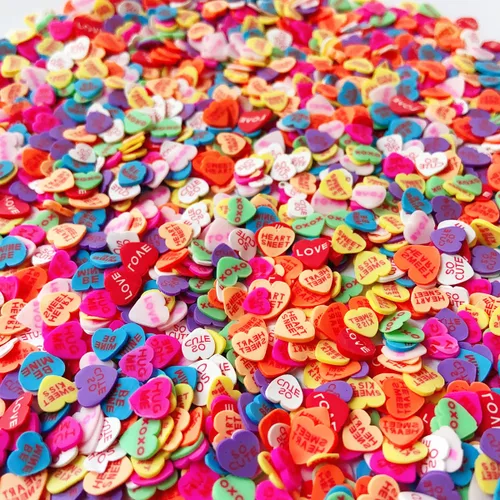 Miniatura 5 de EHOPE Chispas falsas de resina, chispas de caramelo falso, chispas de arcilla, chispas de polímero, rebanadas de arcilla de polímero para arte