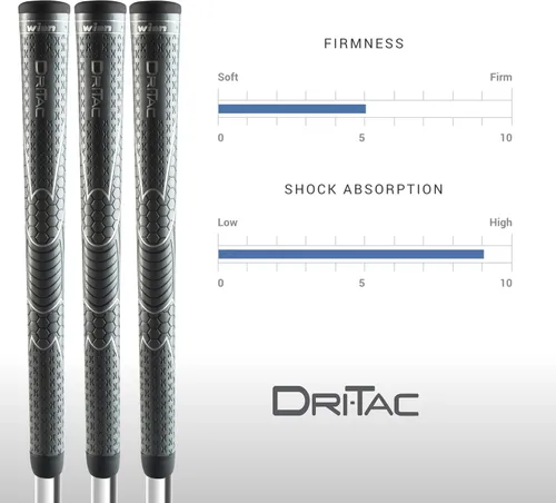 Miniatura 4 de Winn Dri-Tac Oversize Golf Grip Gris-oscuro