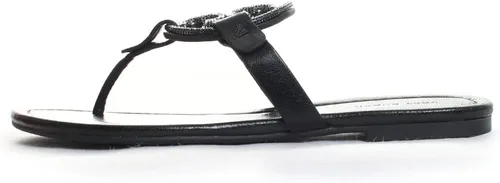 Miniatura 4 de Tory Burch Pantuflas Miller Pave para mujer, color negro perfecto, 6