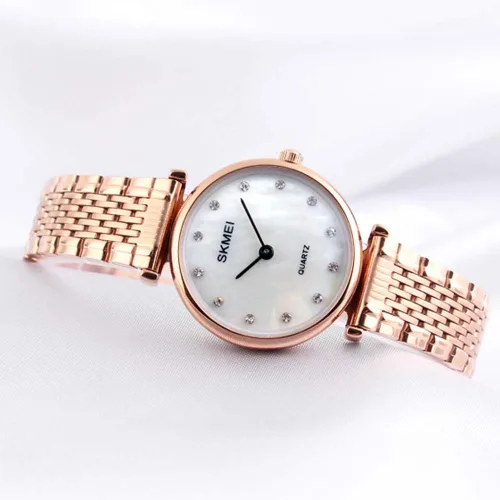 Miniatura 5 de SKMEI - Reloj de pulsera para mujer impermeable analógico de cuarzo para mujer