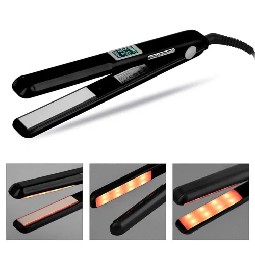 Miniatura 3 de Plancha ultrasónica para el cuidado del cabello por infrarrojos con innovadora tecnología de tratamiento de cabello infrarrojo, alisador profesional