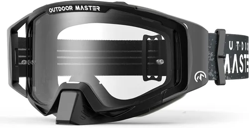 OutdoorMaster Mustang - Gafas de motocross OTG, gafas de motocross, gafas de ATV para hombres, mujeres, adultos y jóvenes