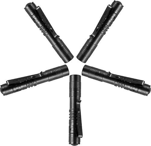 Miniatura 11 de Linterna de la pluma,2PCS llevó las linternas de la luz de la pluma con el clip,Mini linterna de bolsillo pequeña linterna de inspección de Penlight