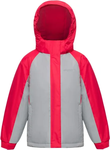 Miniatura 52 de Chaqueta de esquí impermeable para niñas, chaqueta de snowboard para exteriores, resistente al viento, con forro polar, abrigo de nieve cálido