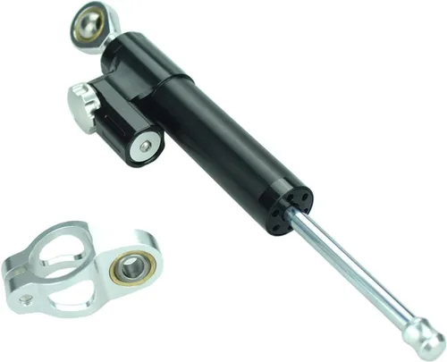 Miniatura 7 de Amortiguador de dirección universal ajustable para motocicleta, compatible con GSXR 600 750 GSR750(K4) 2001-2005, GSXR600 2006-2010, GSXR1000