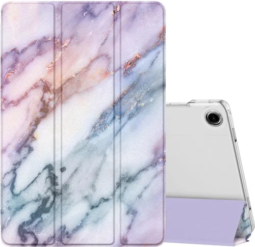Miniatura 16 de MoKo Funda para Galaxy Tab A9+/A9 Plus de 11 pulgadas 2023, Funda Protectora Inteligente Delgada con Soporte y Carcasa Trasera Translúcida de PC