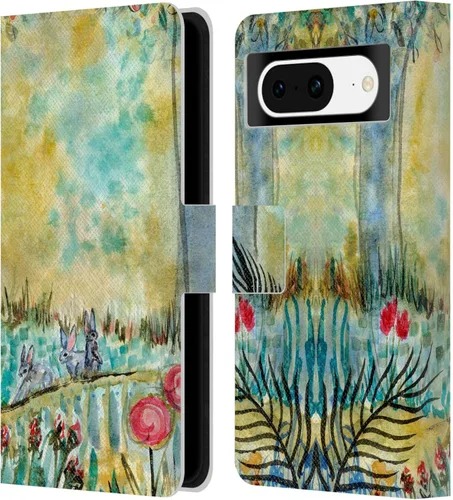 Miniatura 11 de Head Case Designs Officially Licensed Wyanne Half Light Nature 2 Leather Wallet Case Compatible with Google Pixel 8