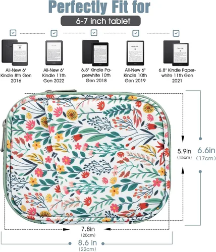 Miniatura 2 de TiMOVO Funda protectora para tablet de 6 a 7 pulgadas para libros electrónicos Paperwhite/Colorsoft Signature Edition, funda protectora con bolsillo