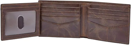 Miniatura 7 de Fossil Coachman - Reloj casual de cuarzo de acero inoxidable y cuero para hombre Casual