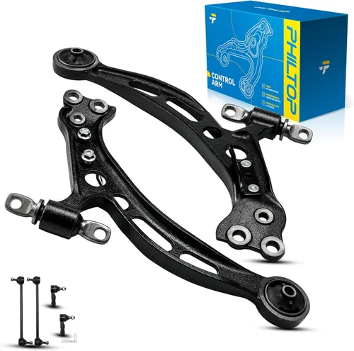 Miniatura 140 de PHILTOP Kit de suspensión delantera de 10 piezas, brazos de control inferiores con juntas de bola, eslabones de extremo de barra estabilizadora