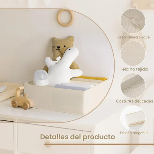 Miniatura 4 de Criusia Organizador de cajones de ropa, paquete de 14 organizadores de aparador para ropa de bebé, ropa interior, calcetines- organizadores