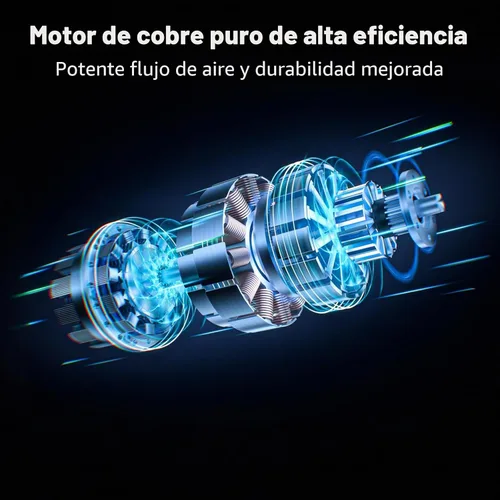 Miniatura 6 de Ventilador de torre sin aspas de 22 pulgadas, oscilación de 80°, temporizador de 9 horas, 10 velocidades, control táctil remoto, fácil de limpiar
