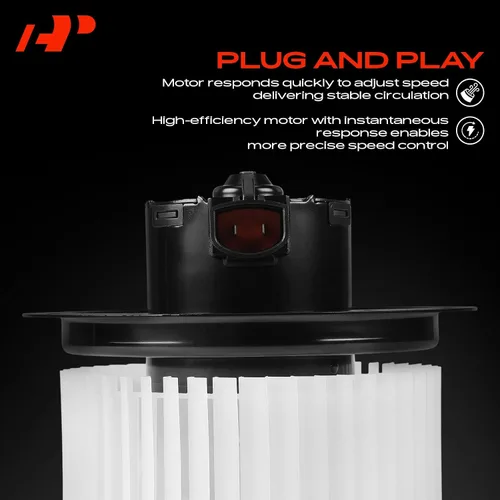 Miniatura 4 de A-Premium Motor soplador de calefactor HVAC con rueda compatible con Ford Excursion 2000-2005, F-250 Super Duty, F-350 Super Duty, F-450 Super Duty
