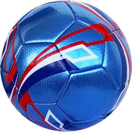 Miniatura 3 de Senston Balón de fútbol talla 3 y talla 4 y talla 5 para niños y adultos, balón de fútbol oficial para partidos y entrenamiento con bomba Azul