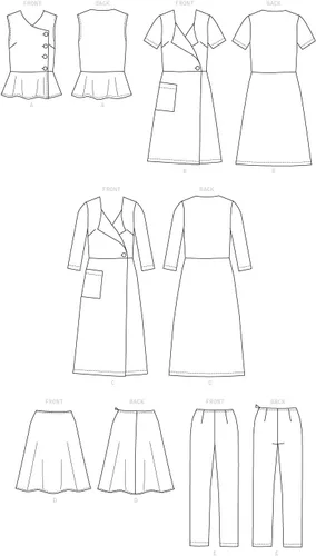 Miniatura 12 de Lifestyle Wardrobe - Blusa sin mangas para mujer, fácil de coser, con patrones de costura