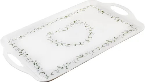 Miniatura 33 de Reston Lloyd Corelle Coordinates charola de melamina con asas, (Tidbit Tray)