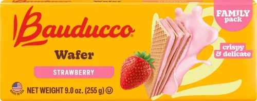 Miniatura 16 de Bauducco Galletas de oblea de chocolate y vainilla - Galletas de oblea prácticas de una sola porción con 3 capas de crema - Delicioso aperitivo