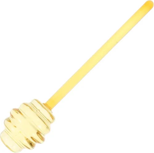 Miniatura 10 de CALLARON Varita de cristal para remoción de miel de 5.34 pulgadas, cuchara portátil para jarabe de mermelada, varita para agitar, tarro de miel Como
