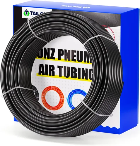 Miniatura 12 de TAILONZ PNEUMATIC Air Line DOT - Tubo de nailon neumático negro de 1/2 pulgada (32.8 pies), manguera de nailon