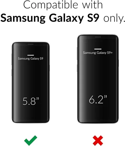 Miniatura 7 de Crave Funda Dual Guard para Samsung Galaxy S9: A prueba de golpes, protección de doble capa - Negro