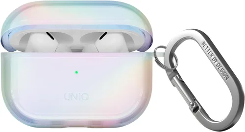 UNIQ IRIDESCIA Airpods Pro 2 Funda transparente de cuarzo Holo (cuarzo holo)
