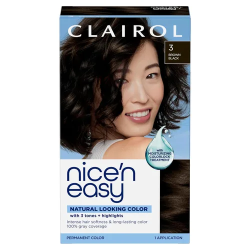 Miniatura 54 de Clairol Nice'n Easy - Tinte permanente para el cabello, color azul negro 2BB, paquete de 1 unidad 2BB Azul Negro