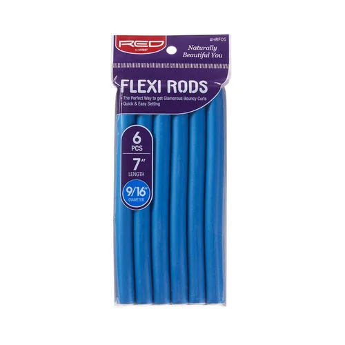 Miniatura 12 de Red by Kiss Flexi Rods - Rizador de pelo sin calor para rizos glamorosos de los años 90, ondas de playa, antideslizantes, estilizador de sueño