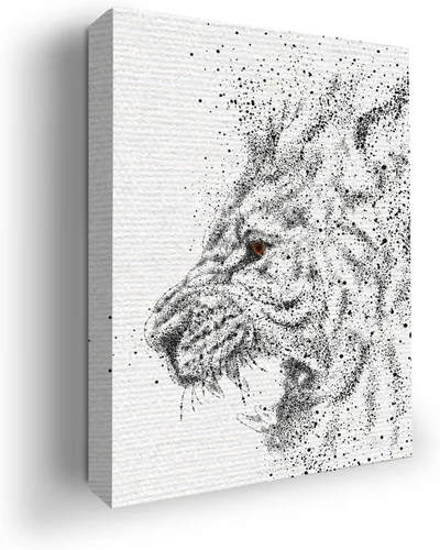 Miniatura 42 de Mavis Print - Lienzo decorativo para pared con diseño de conejo/conejo, 36 x 36 pulgadas, decoración de pared de animales impresos en HD y marco