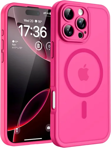 Miniatura 37 de TOCOL Funda magnética 3 en 1 para iPhone 14 Pro, mejorada [protección completa de cámara] con 2 protectores de pantalla, funda de grado militar Azul