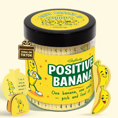 Miniatura 8 de Stofinity Tarro de 60 tarjetas de afirmación de pepinillos positivos – Regalo de aliento, positividad y apoyo emocional para niñas adolescentes