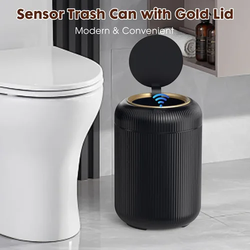 Miniatura 6 de Procade - Basurero automático sin contacto para baño, cubo de basura con sensor de movimiento, basurero inteligente de 3 galones / 11 L para oficina