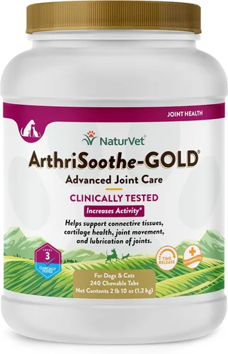 Miniatura 9 de NaturVet – Glucosamina DS Plus - Nivel 2 Cuidado Moderado – Apoya la Función Saludable de Cadera y Articulaciones – Mejorado con Glucosamina, MSM