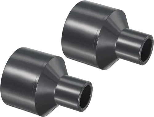 Miniatura 42 de PATIKIL UPVC Reductor de tubería de montaje de 1-1/2 "x 1" Socket Schedule 80, conector adaptador de acoplamiento recto, gris