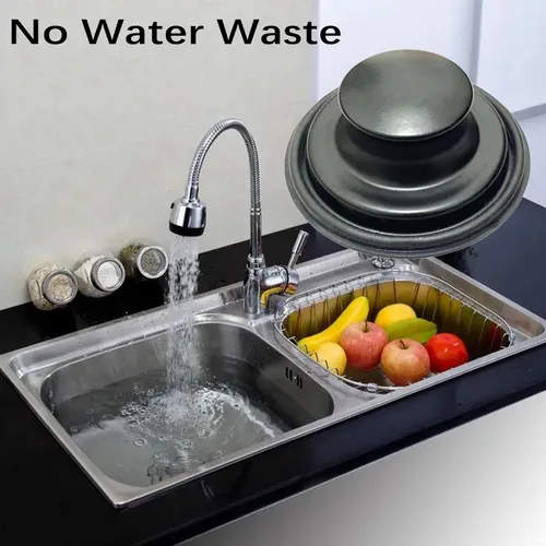 Miniatura 6 de Tapón de fregadero de cocina de 3.35 pulgadas para tapón de eliminación de basura, tapón de eliminación de basura inoxidable para drenaje de cocina