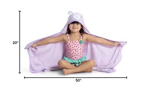 Miniatura 9 de Delta Children - Toalla de baño con capucha personalizada para niños con bolsillos - Super suave y absorbente - Gran regalo para niños y niñas