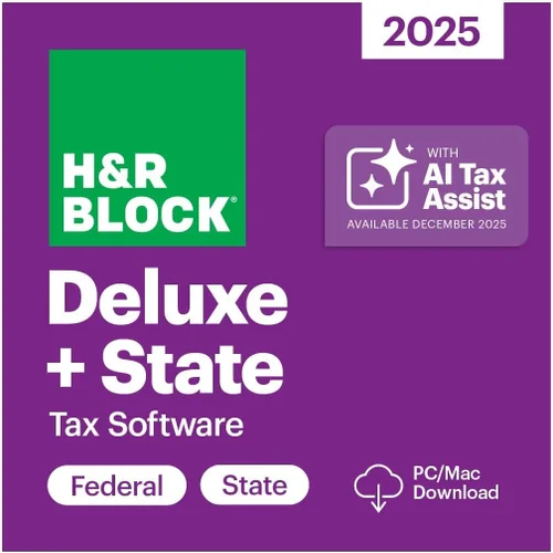 Miniatura 4 de H&R Block Tax Software Deluxe + State 2025 with Norton 360 Premium 2026 Ready Antivirus (10 Devices) Digital Bundle