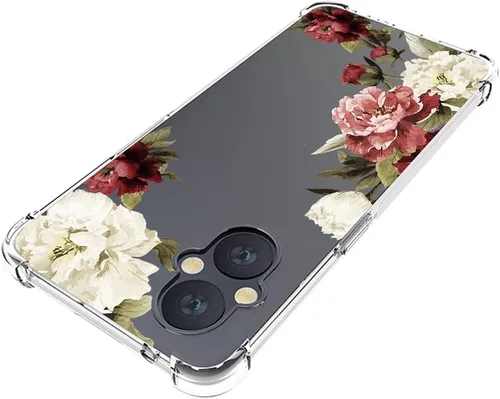 Miniatura 4 de Funda para OnePlus Nord N20 5G, para OnePlus N20 Funda transparente para niñas y mujeres, TPU suave a prueba de golpes, funda protectora