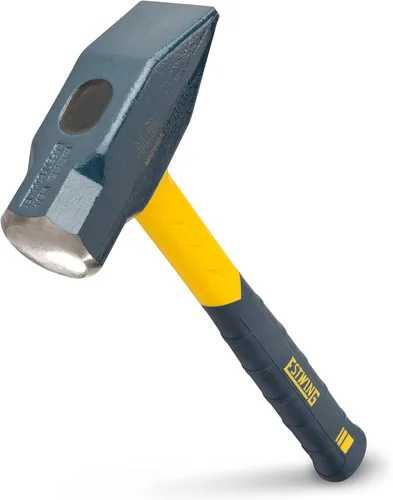 Miniatura 5 de ESTWING Sure Strike - Martillo de herrero, herramienta de trabajo de metales de 40 onzas con mango de fibra de vidrio y agarre antideslizante