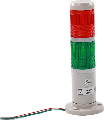 Miniatura 6 de Othmro 1 unids bombilla de advertencia industrial señal torre lámpara plástico piezas electrónicas siempre en luz sin sonido rojo 24 V 3 W 24V 3W