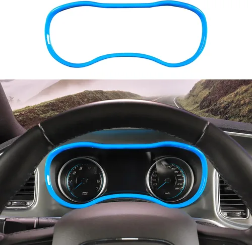 Miniatura 10 de Voodonala Consolas centrales de fibra de carbono ABS para cargador, tablero de instrumentos, accesorios interiores para Dodge Charger 2015-2024+, 1