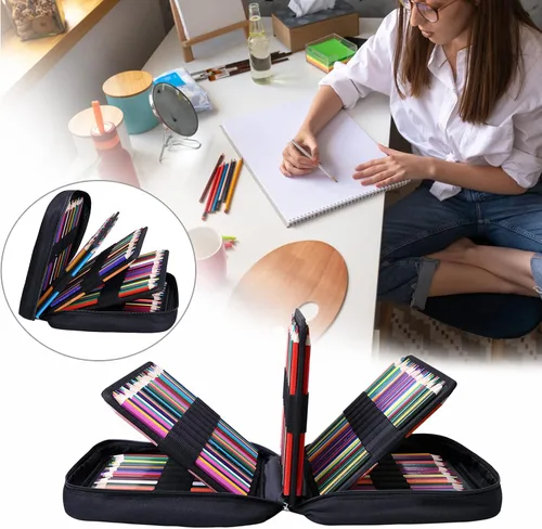 Miniatura 4 de Estuche para lápices de gran capacidad para adultos, 304 ranuras, estuche para lápices, estuche organizador de bolígrafos con múltiples